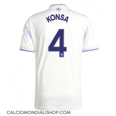 Maglie da calcio Aston Villa Ezri Konsa #4 Terza Maglia 2025-26 Manica Corta Maglie da calcio Aston Villa Ezri Konsa #4 Terza Maglia 2025-26 Manica Corta